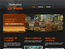 Tablet Screenshot of distribuidoralahuerta.com